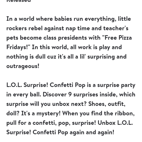 New Lol Surprise! Confetti pop - Picture 3 of 12